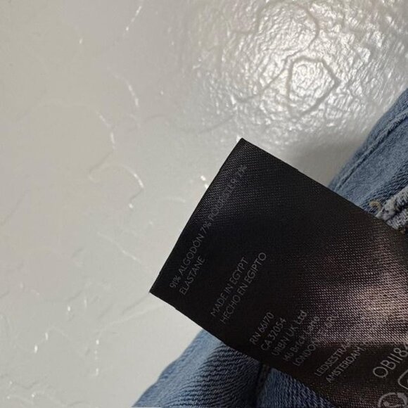 We The Free Jeans Womens 25 Blue High Rise Flare Bell Bottom Jayde Free People - Picture 5 of 7